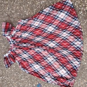 Baby Gap Red Plaid Pleated Dress Christmas Toddler 2T Girls